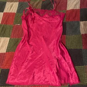 Pink Victoria secret angel vintage slip dress